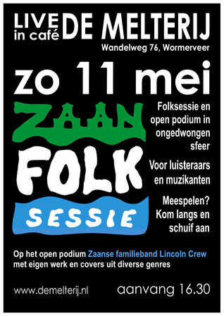 ZaanFolk Sessie (deze keer) 11 mei