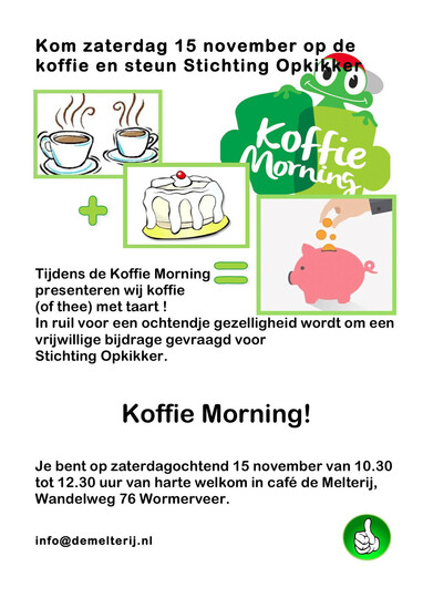 ... taartje eten voor het goede doel