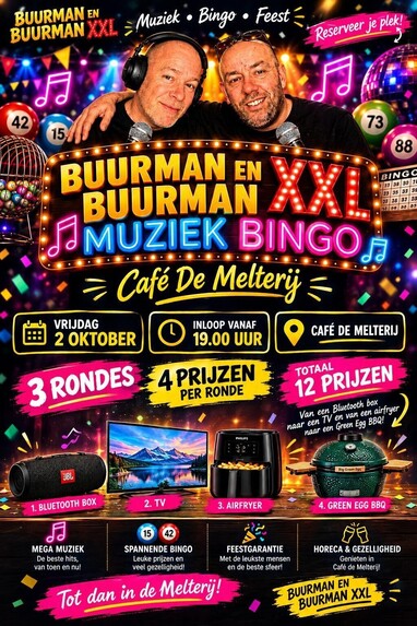 Buurman en Buurman XXL Muziekbingo